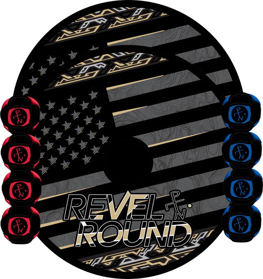 Revel Round - American Swag Black/Gold